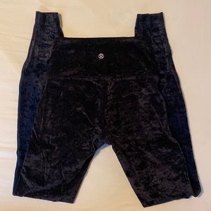 Lululemon Wunder Under Velvet Size 4 Leggings
